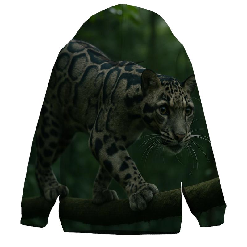 Understory Lantern Clouded Leopard custom hoodies