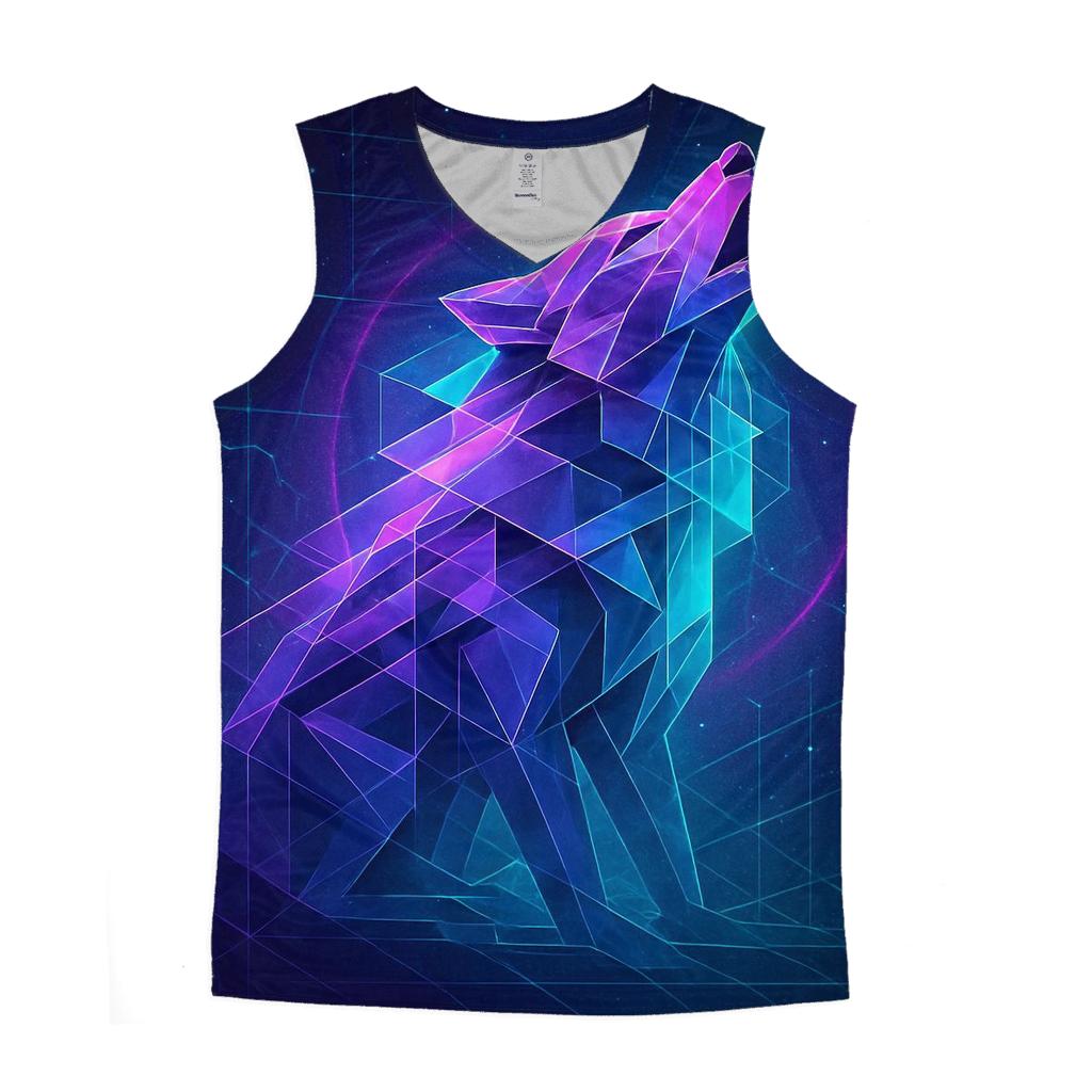Quantum Howl graphic print tank tops