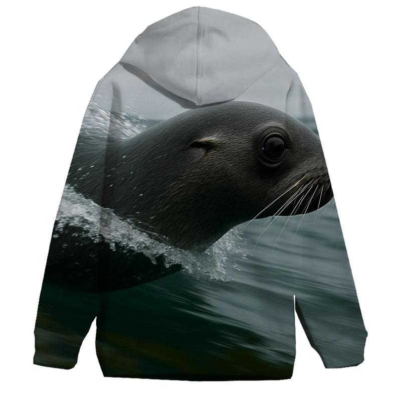 Kelp Window Northern Fur Seal hoodies fashion