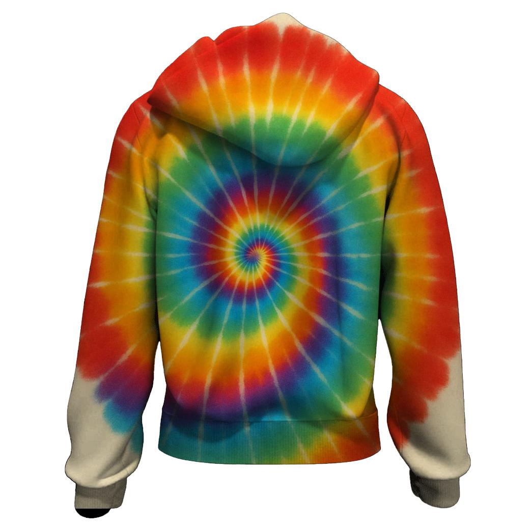 Spiral Rainbow Whorl premium hoodies