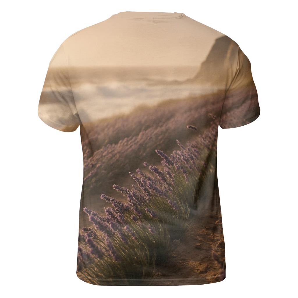 Coastal Seaside Lavender Windcape custom all-over print shirts