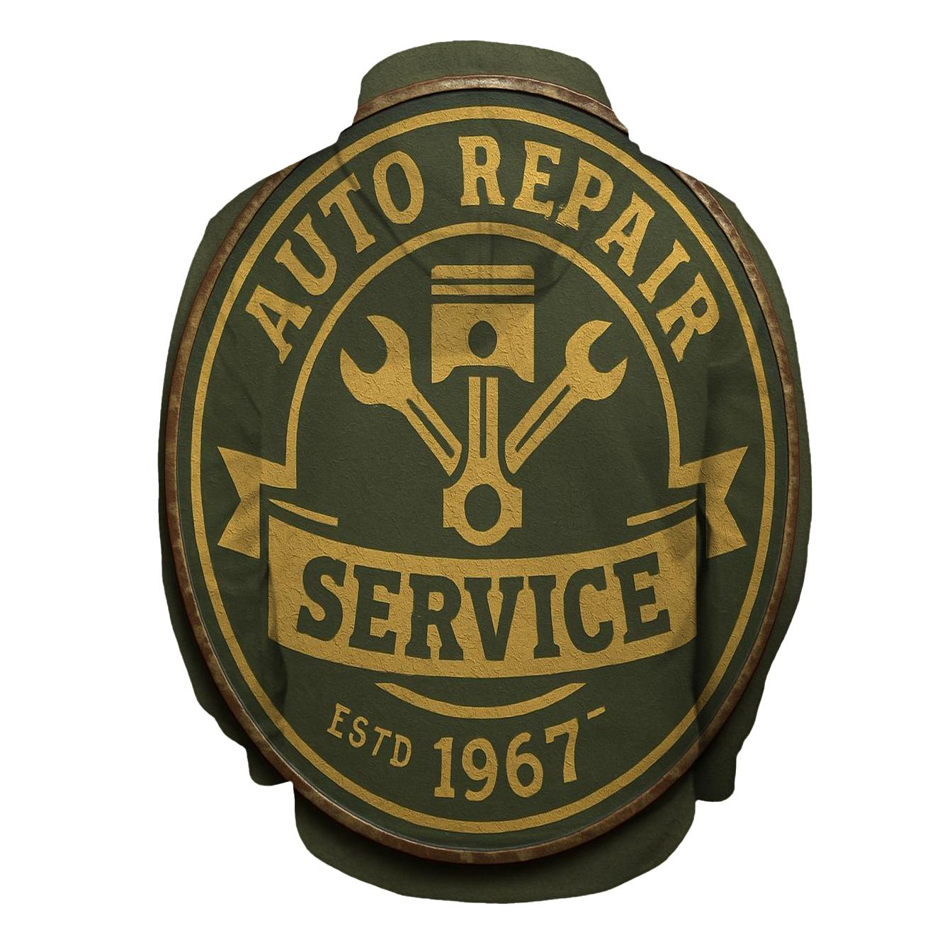 Antique Garage Emblem hoodies fashion