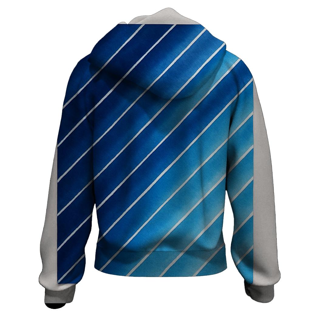 Indigo Arashi Diagonals designer hoodies