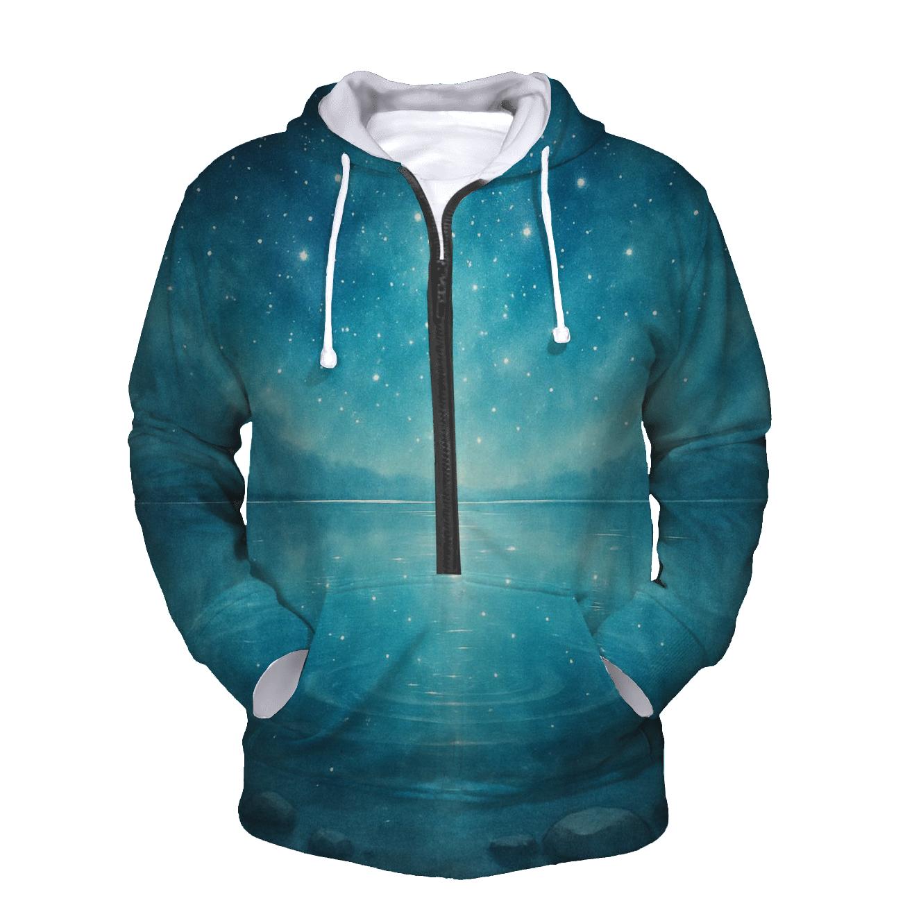 Celestial Reflection Pool graphic hoodies