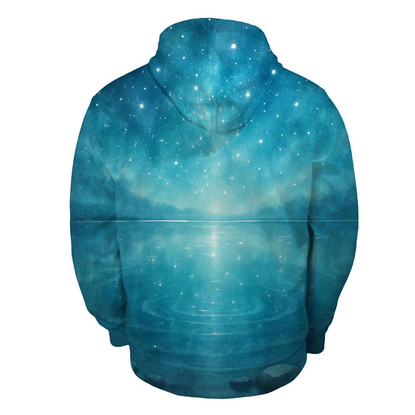 Celestial Reflection Pool graphic hoodies