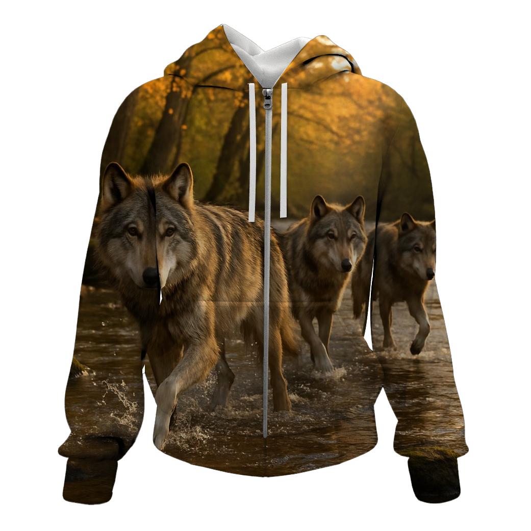 Forest Pack Crossing Stream pullover hoodies