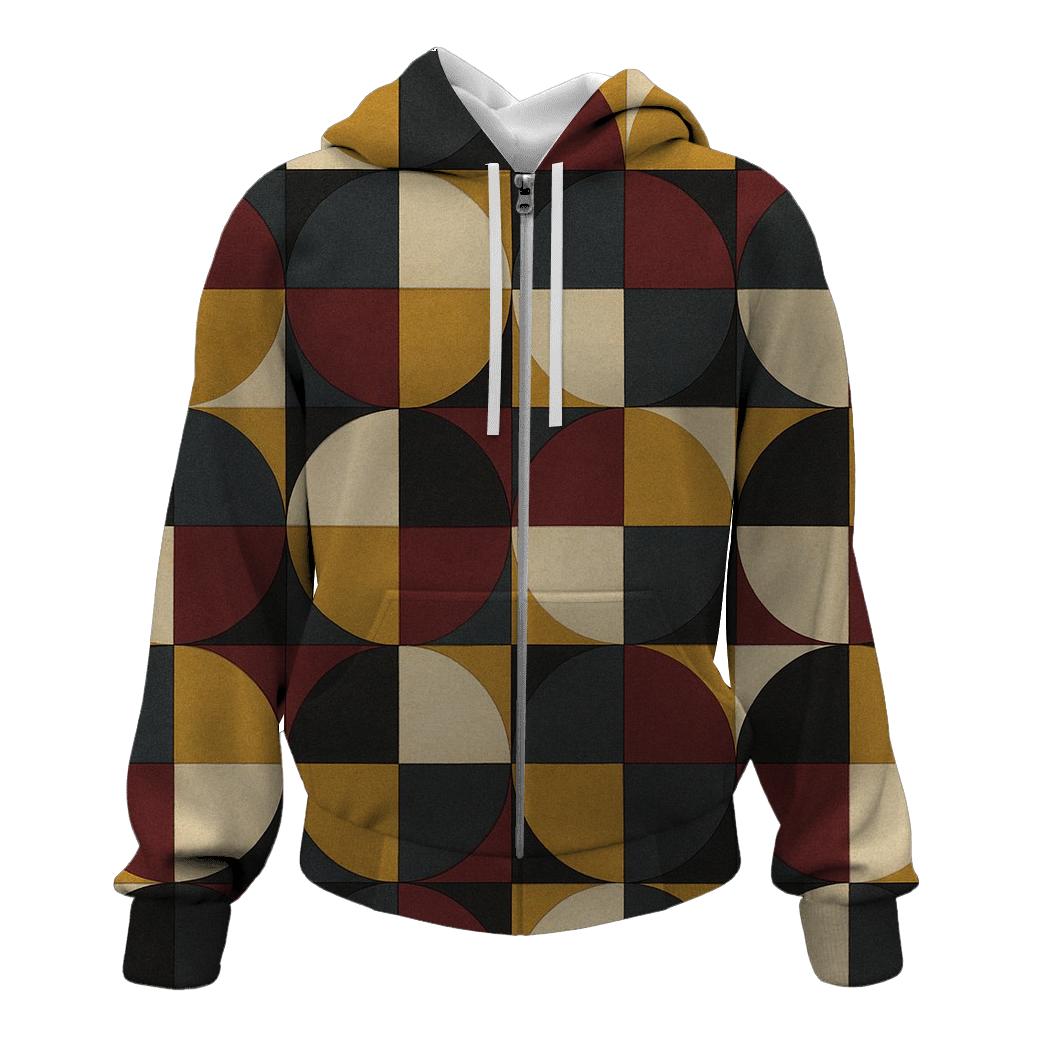 Retro Disco Geometry hoodies fashion