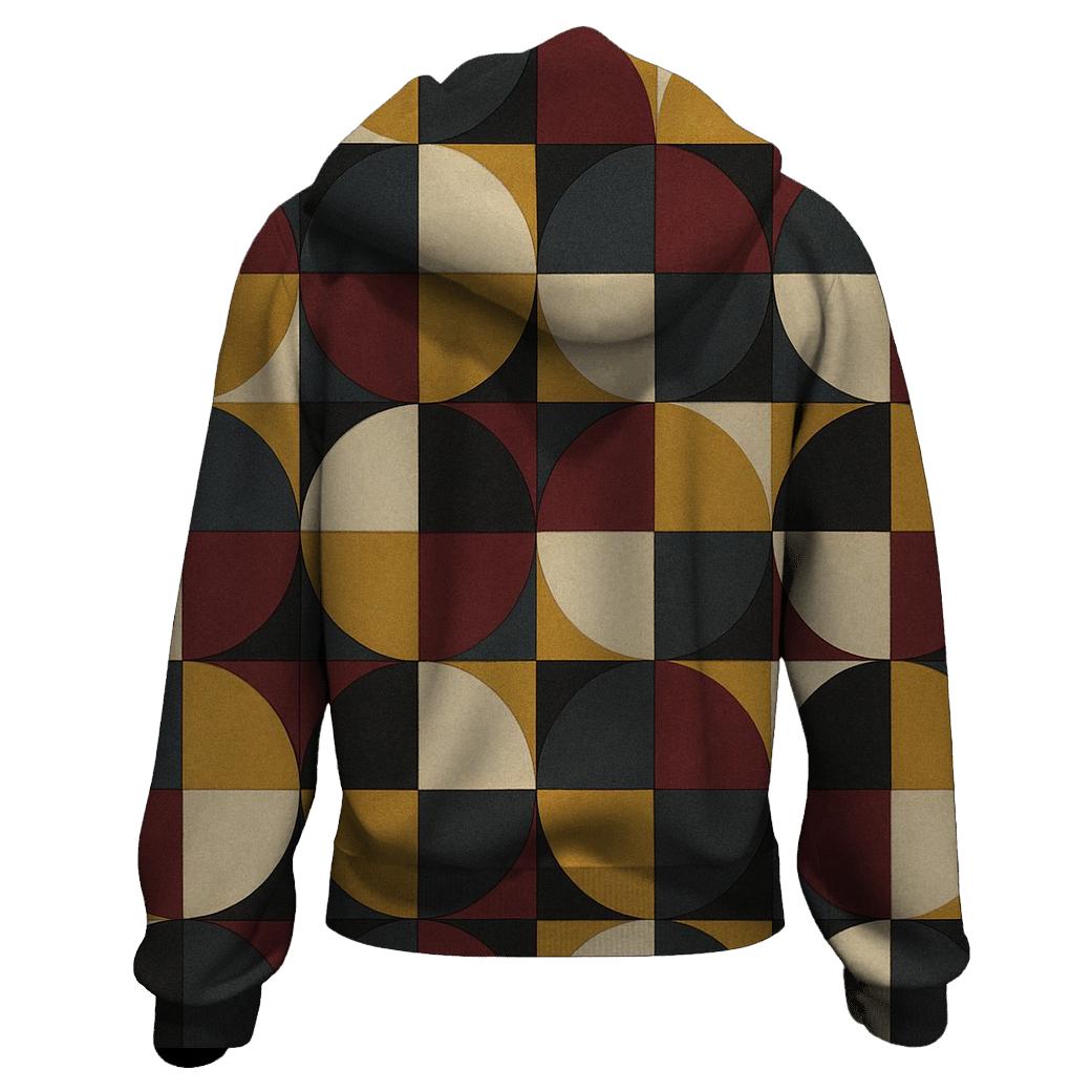 Retro Disco Geometry hoodies fashion