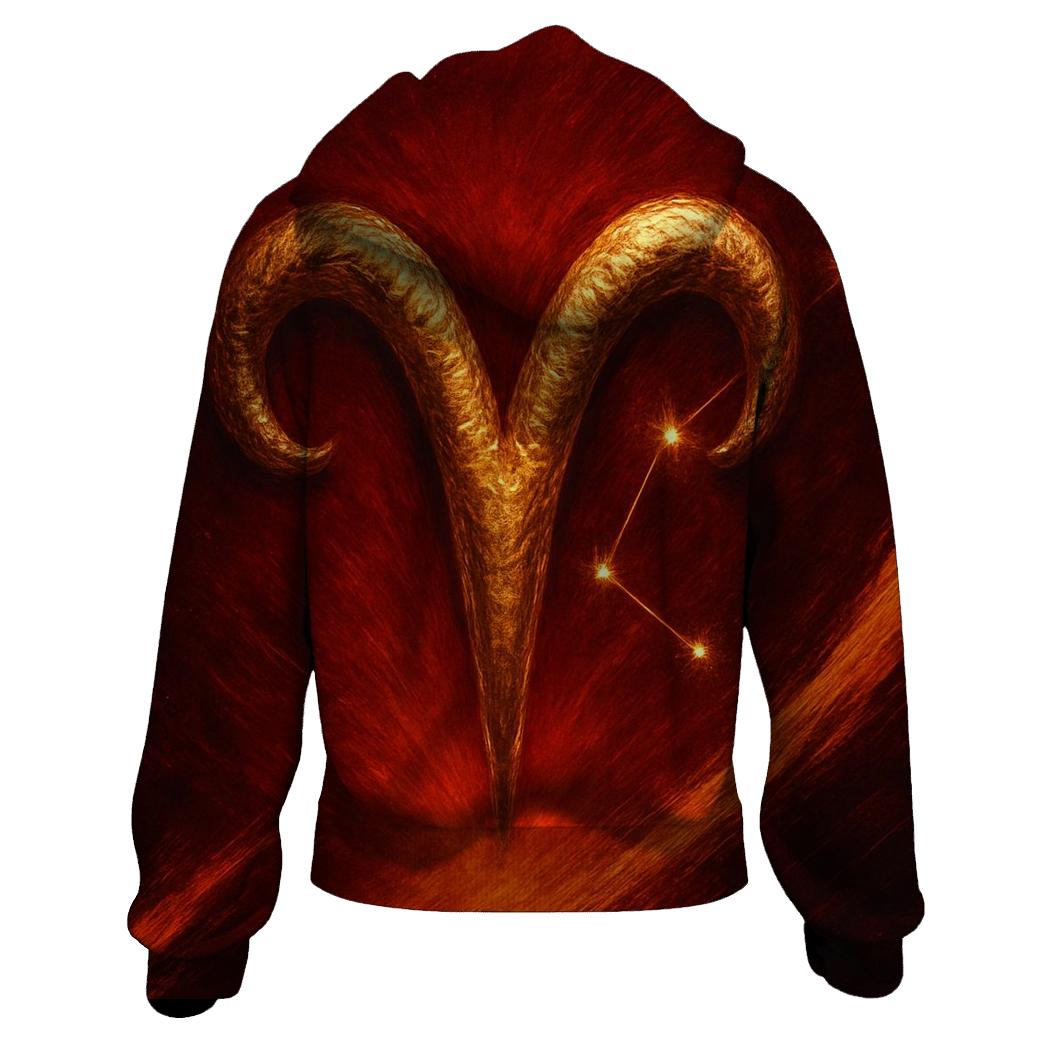 Aries Solar Flame Glyph hoodie designs