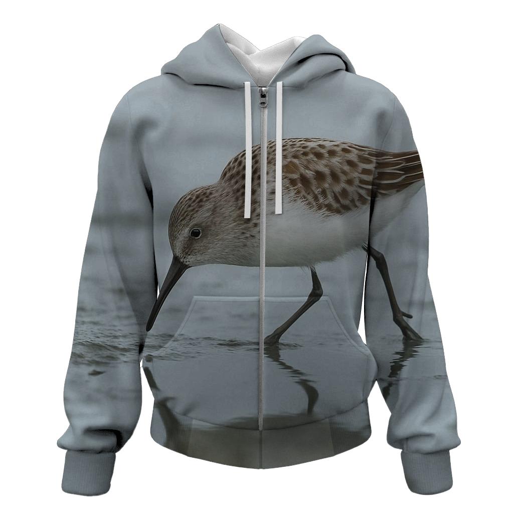 Tideflat Forage Western Sandpiper designer hoodies