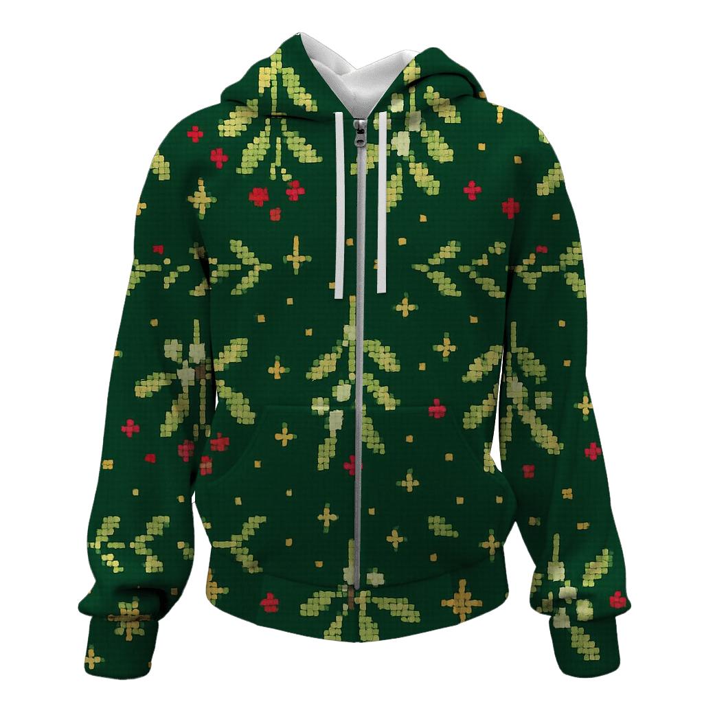 Merry Mistletoe Confetti Design graphic hoodies