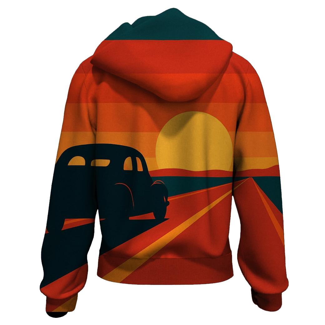 Mustang Road Horizon zip-up hoodies