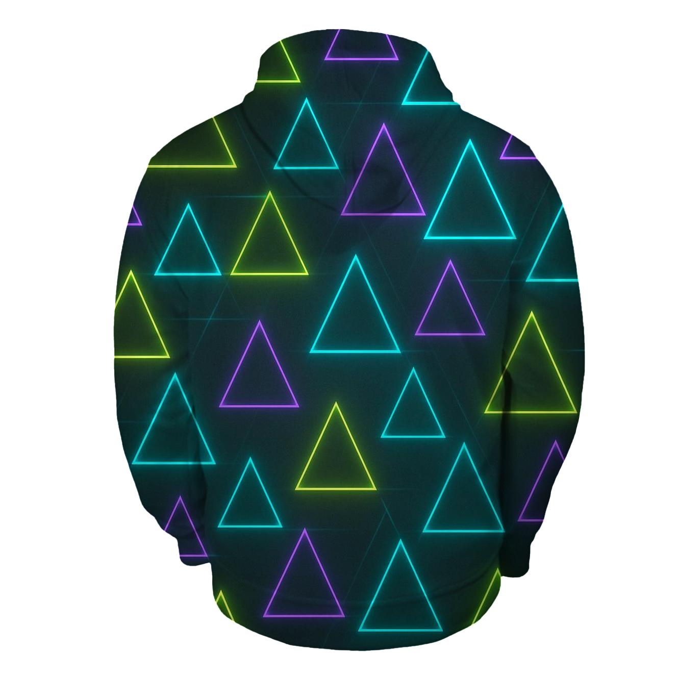 Laser Triangle Rhythm premium hoodies