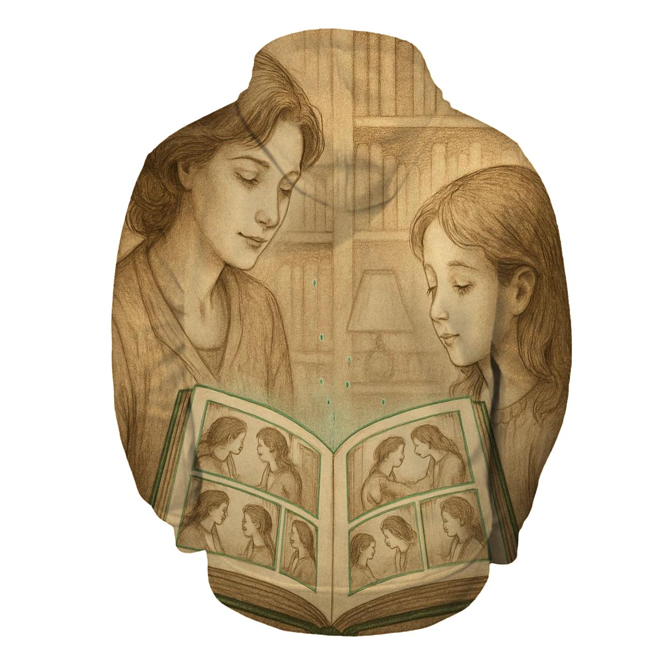 Between The Lines graphic hoodies