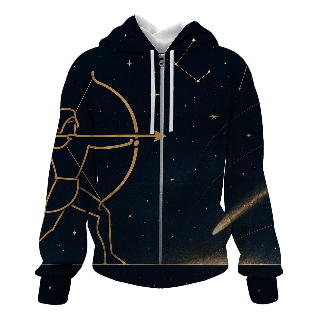 Sagittarius Archer Star Navigator pullover hoodies