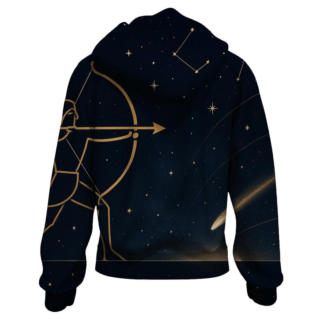 Sagittarius Archer Star Navigator pullover hoodies