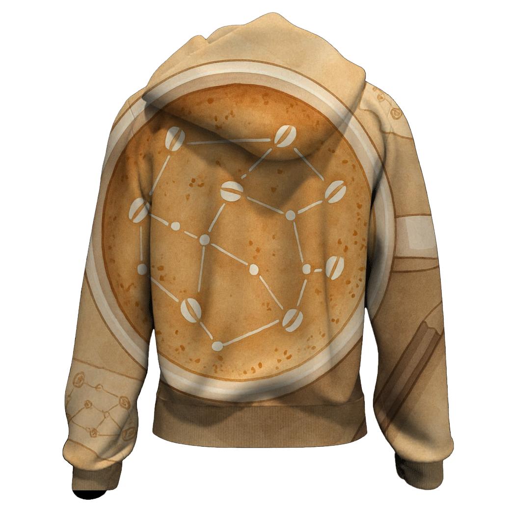 Latte Constellation Map premium hoodies