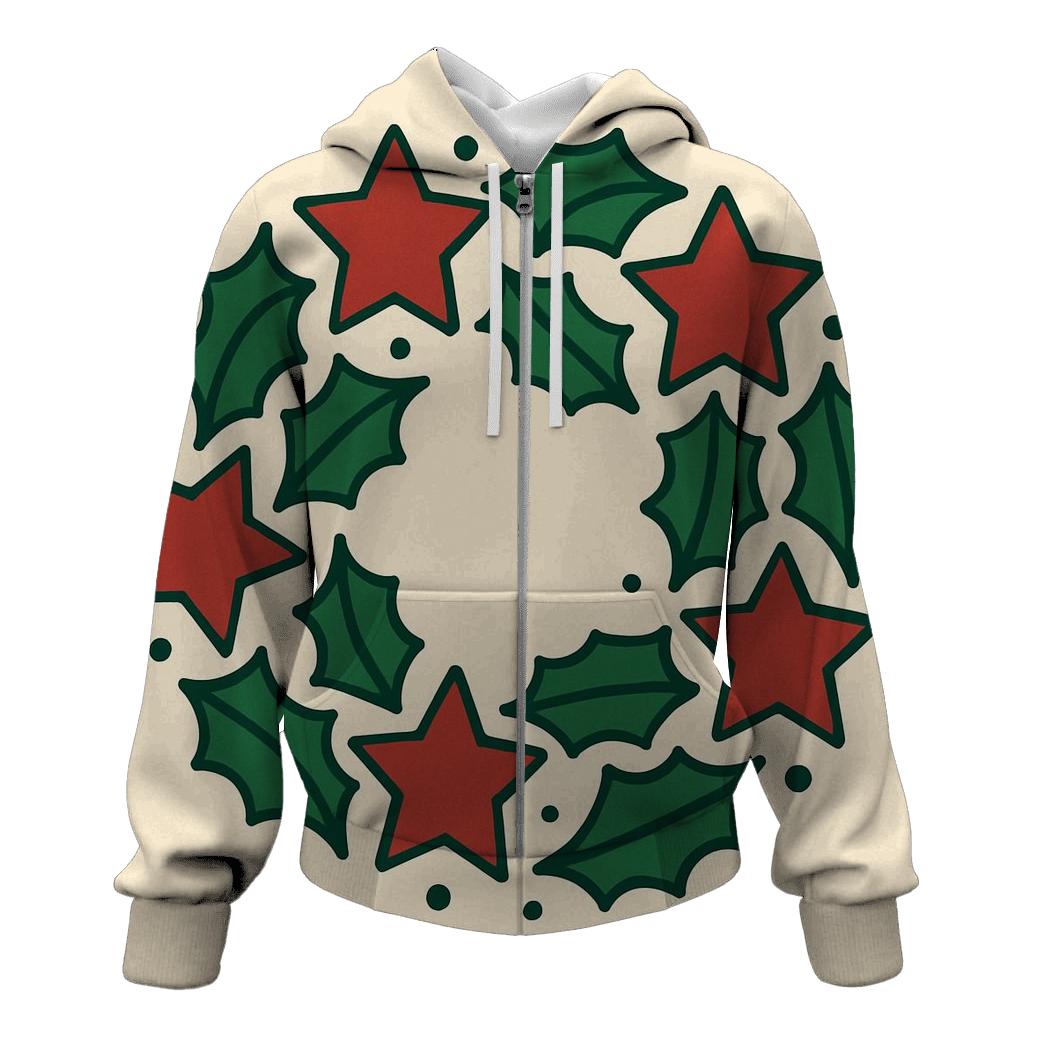 Starlit Wreath Geometry heavyweight hoodies