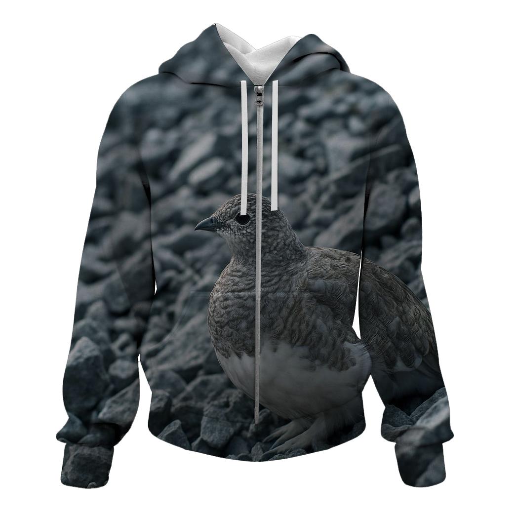 Crevice Watch Rock Ptarmigan custom hoodies