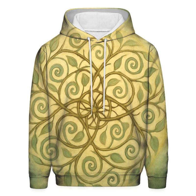 Luminous Mandala Grove hoodies fashion