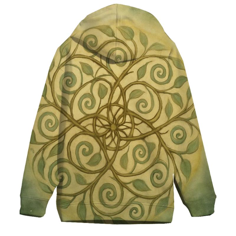 Luminous Mandala Grove hoodies fashion