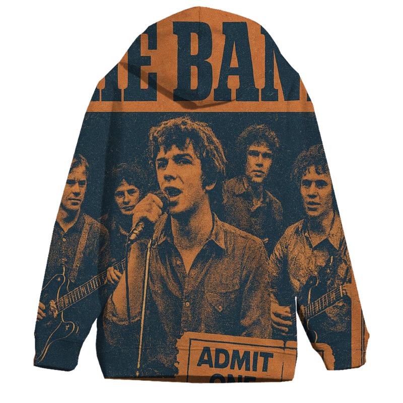 Distressed Concert Poster graphic hoodies