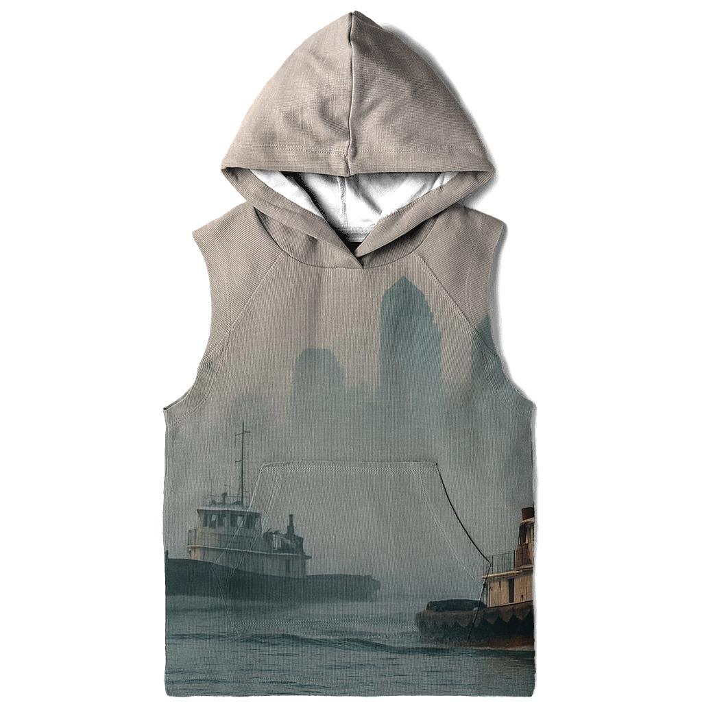 Harbor Fog At Dawn hoodies fashion
