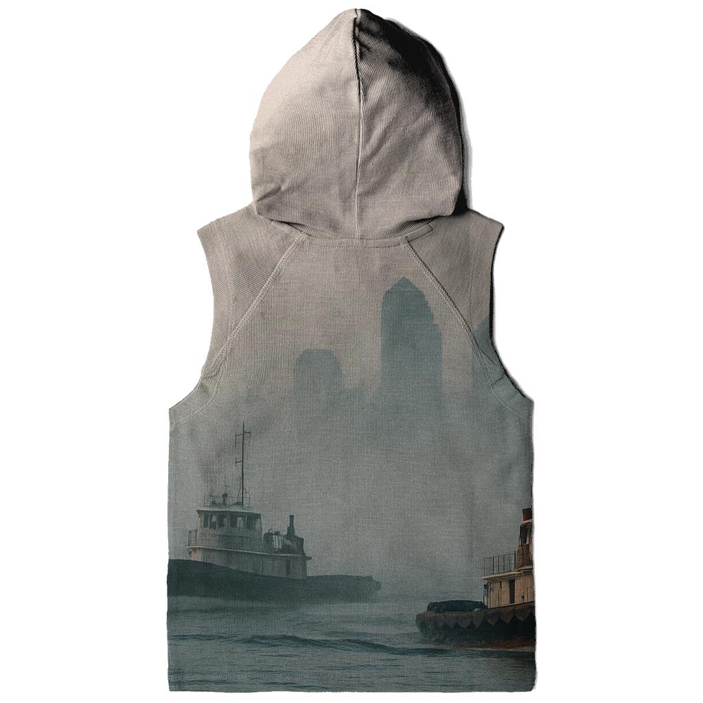 Harbor Fog At Dawn hoodies fashion