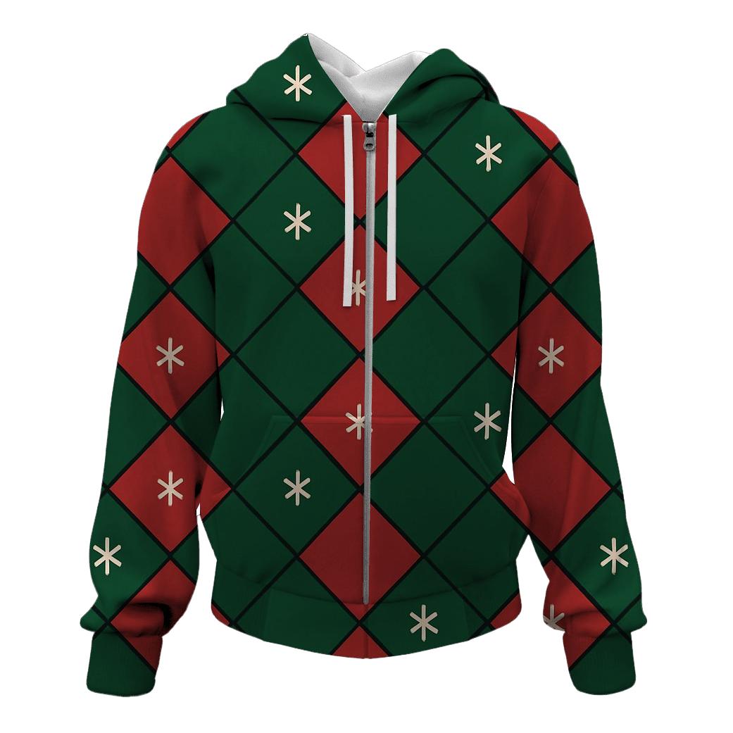 Diamond Snowgrid hoodie styles
