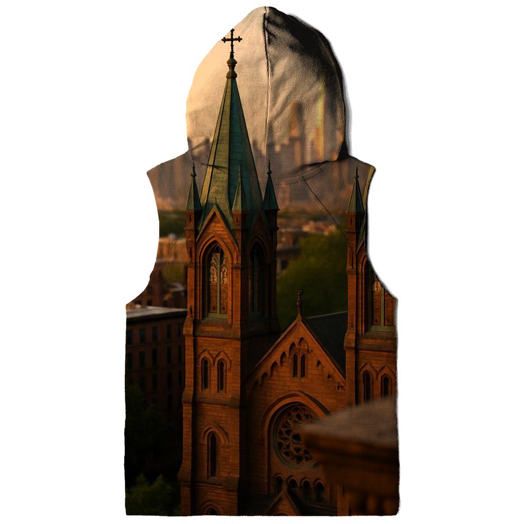 Harlem Sunset Church Roofline pullover hoodies