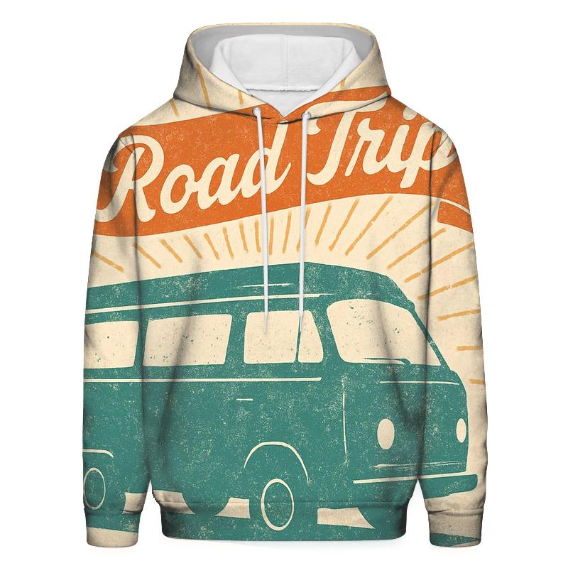 Vintage Camper Roadtrip pullover hoodies