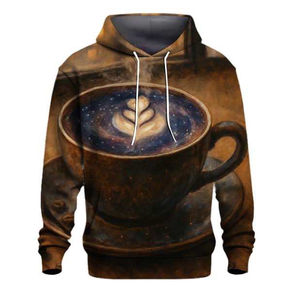 Nebula Latte Bloom zip-up hoodies