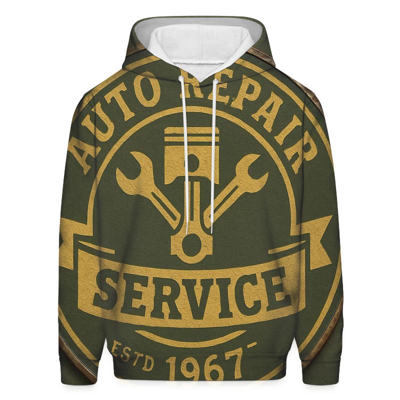 Antique Garage Emblem hoodie designs
