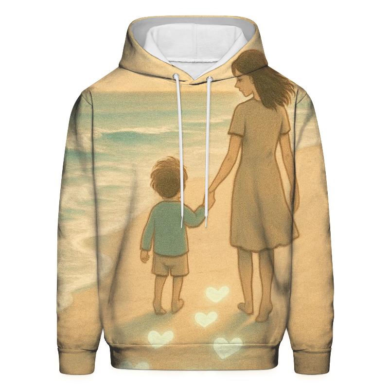 Footprints In The Heart premium hoodies