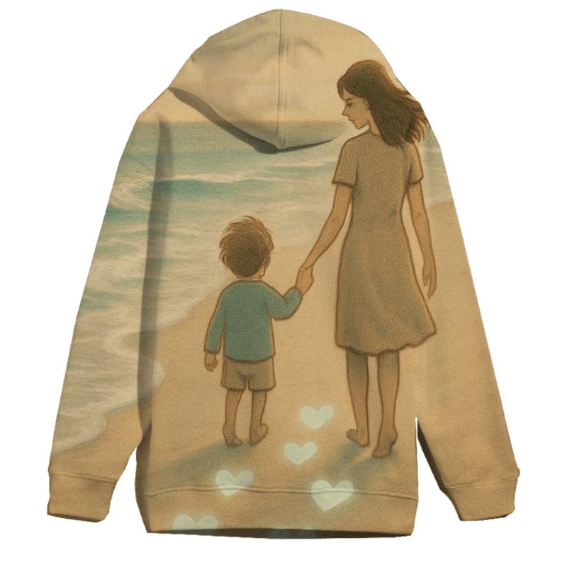 Footprints In The Heart premium hoodies