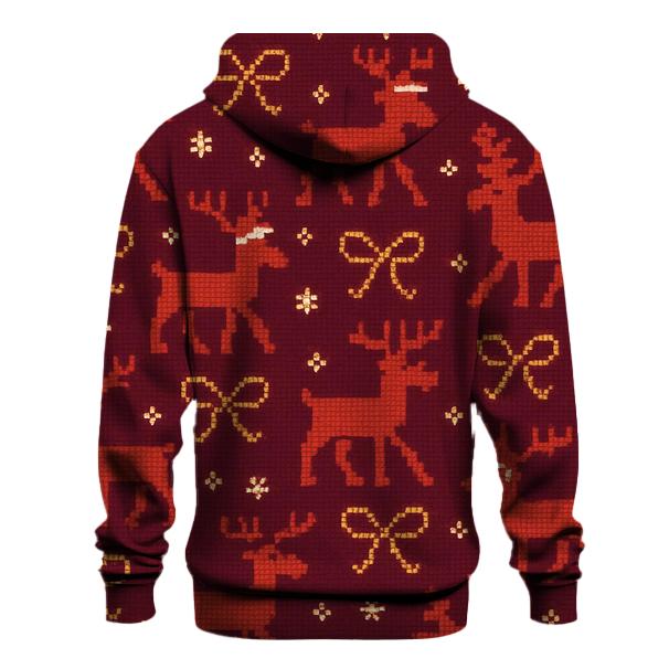 Reindeer Ribbon Carousel Design hoodie styles