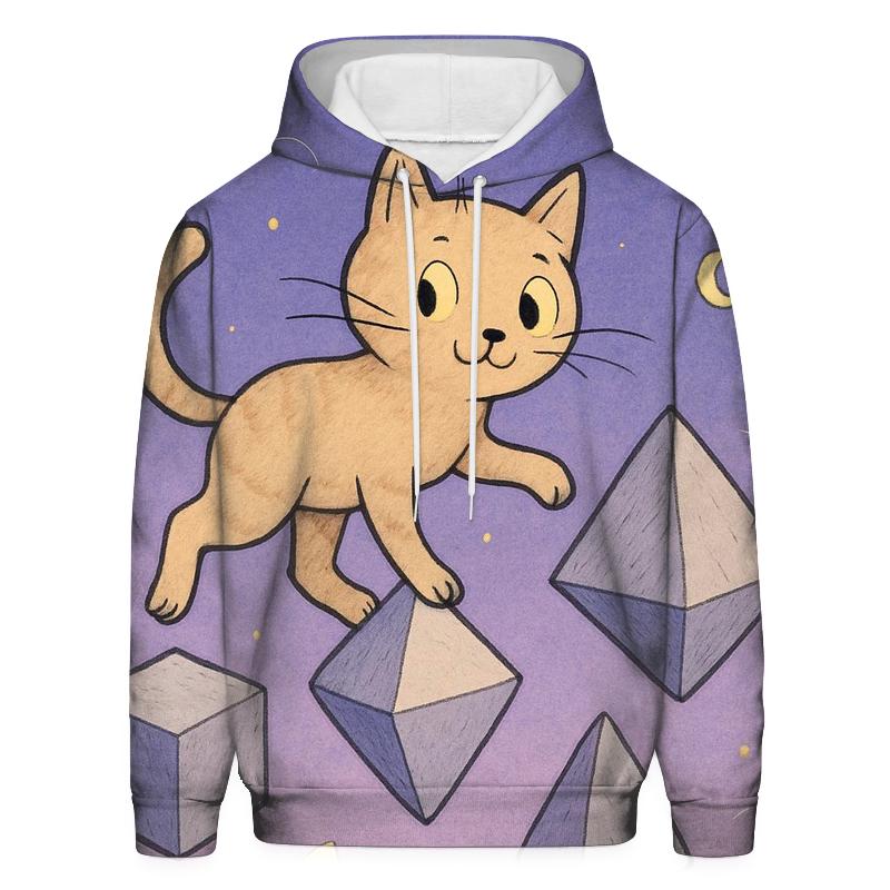 Surreal Dreamscape Cat custom hoodies