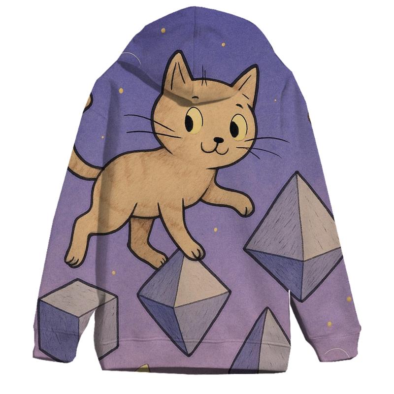 Surreal Dreamscape Cat custom hoodies