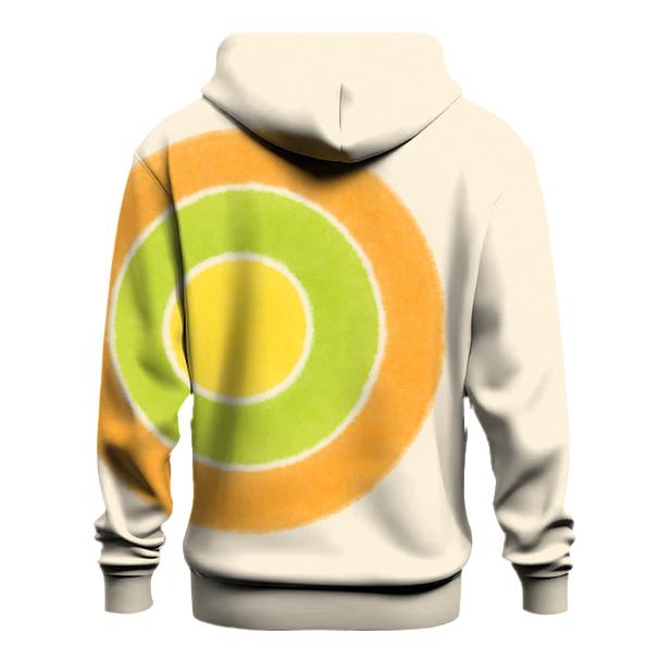 Citrus Off Center Bullseye premium hoodies