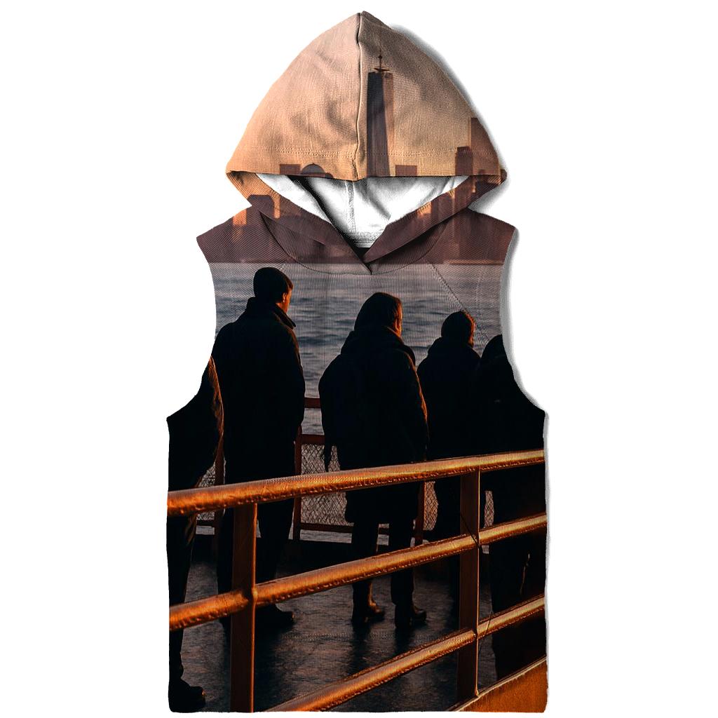 Sunrise From Staten Island Ferry Deck graphic hoodies