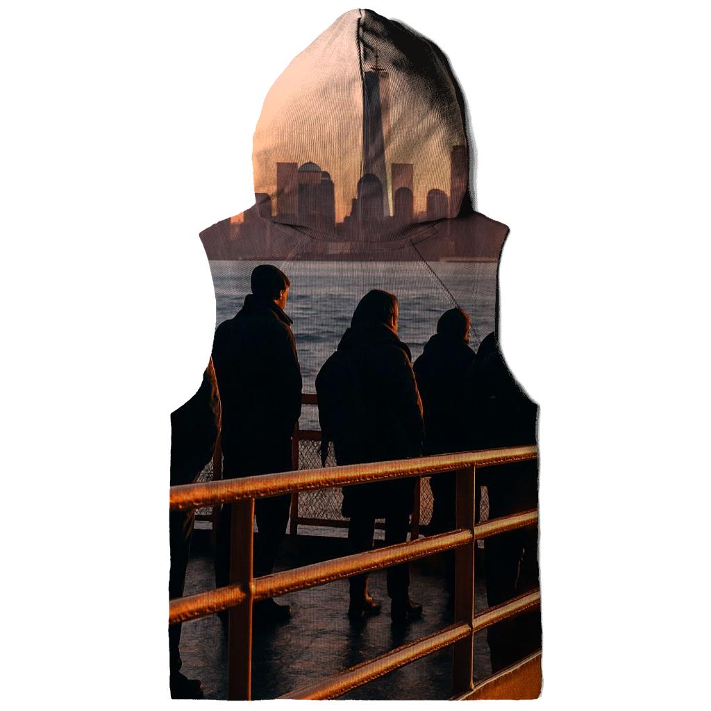Sunrise From Staten Island Ferry Deck graphic hoodies