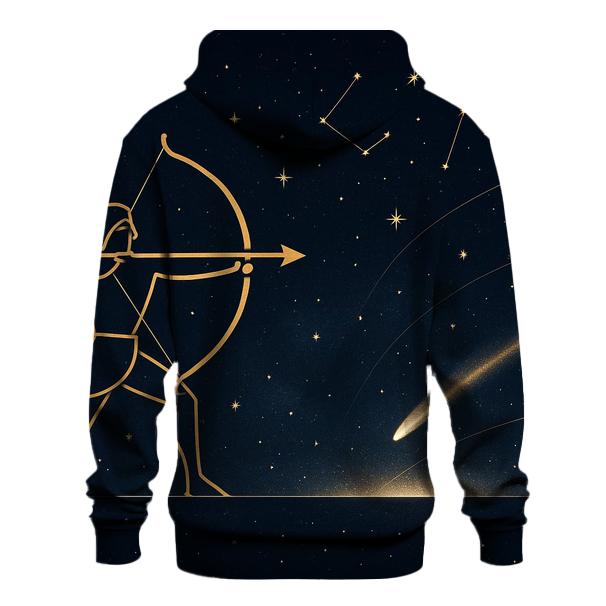 Sagittarius Archer Star Navigator graphic hoodies