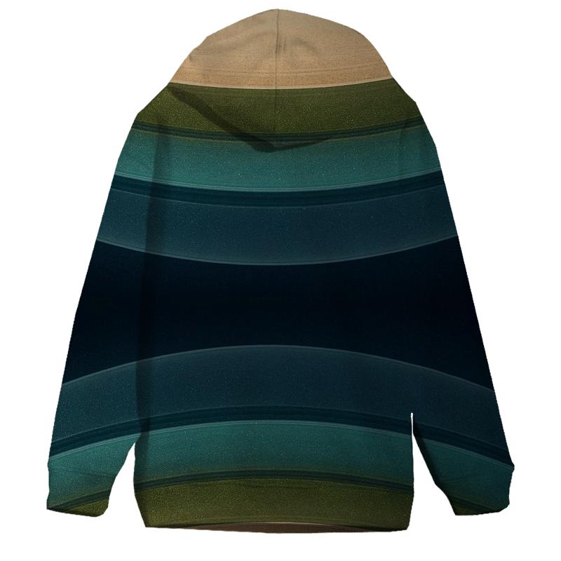 Ring-Plane Horizon embroidered hoodies