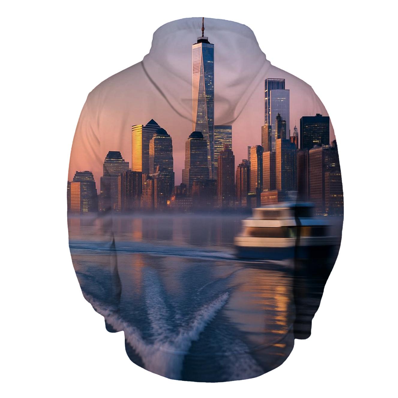 Early Morning Hudson Reflection hoodie styles