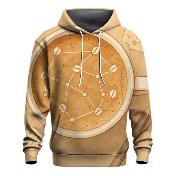 Latte Constellation Map hoodie styles