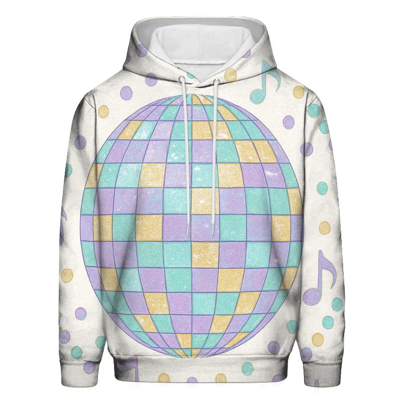 Disco Dot Mosaic graphic hoodies