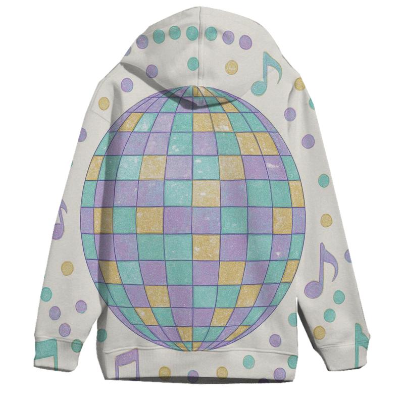 Disco Dot Mosaic graphic hoodies