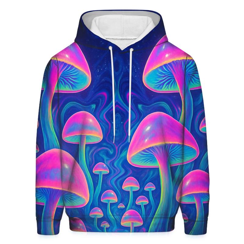 Psychedelic Mushroom Galaxy hoodie styles