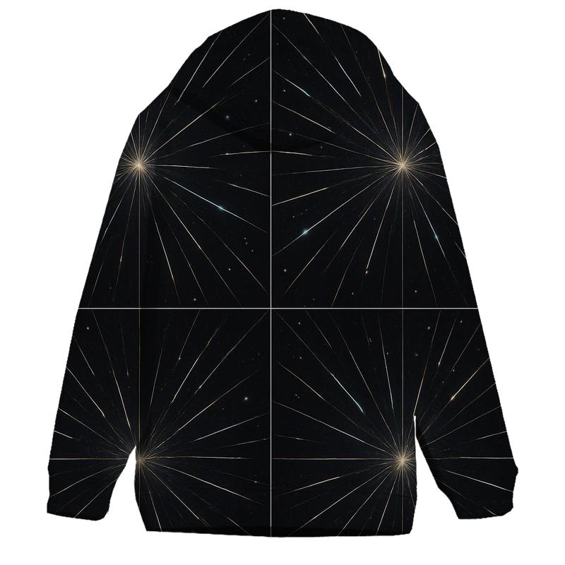 Meteor Trail Radiant Grid hoodie designs