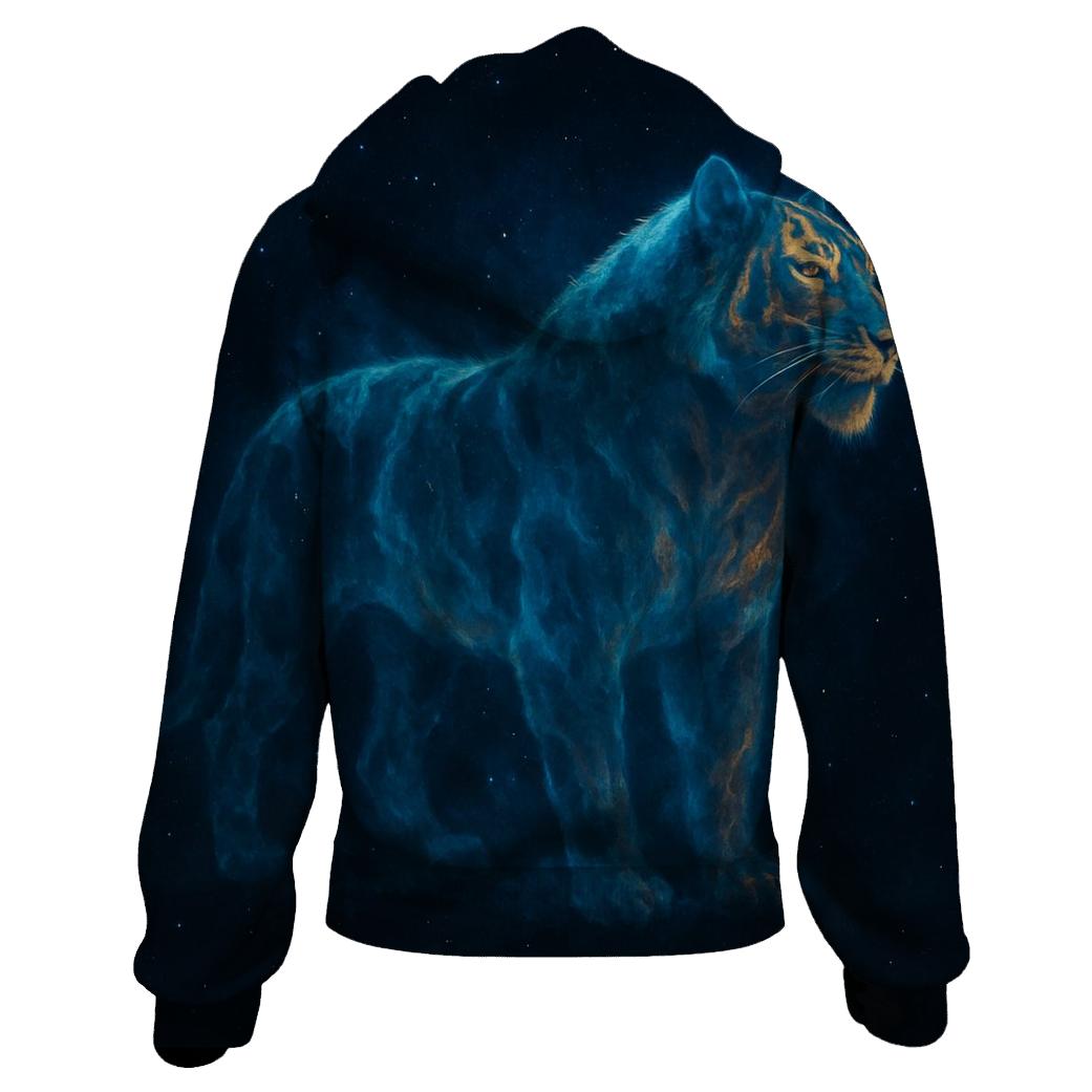 Galactic Tiger Nebula pullover hoodies